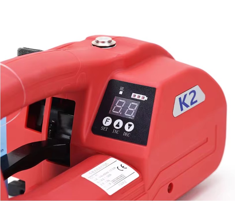 Wiązarka bandownica ręczna akumulatorowa zgrzewarka do palet 4000mAh do pasków PET/PP