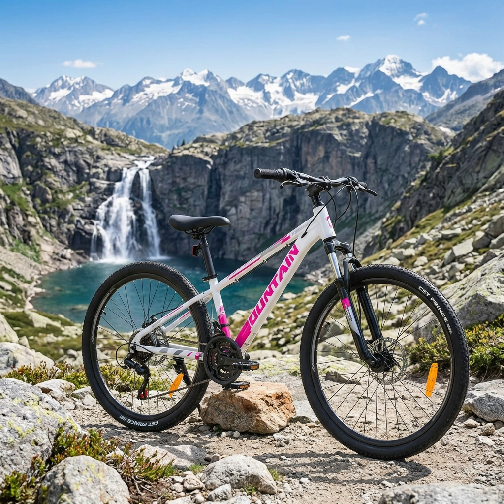 ROWER GÓRSKI MTB 26 ST 2xT AMORTYZACJA NA KOMUNIĘ DLA DZIEWCZYNKI 130-155cm