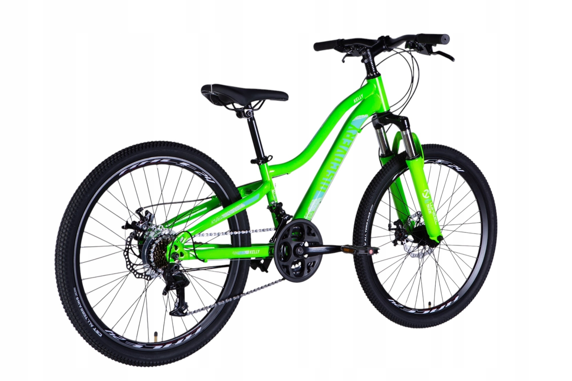 ROWER GÓRSKI MTB 24 CALI NA KOMUNIĘ AMORTYZACJA HAMULCE TARCZOWE 130-145cm