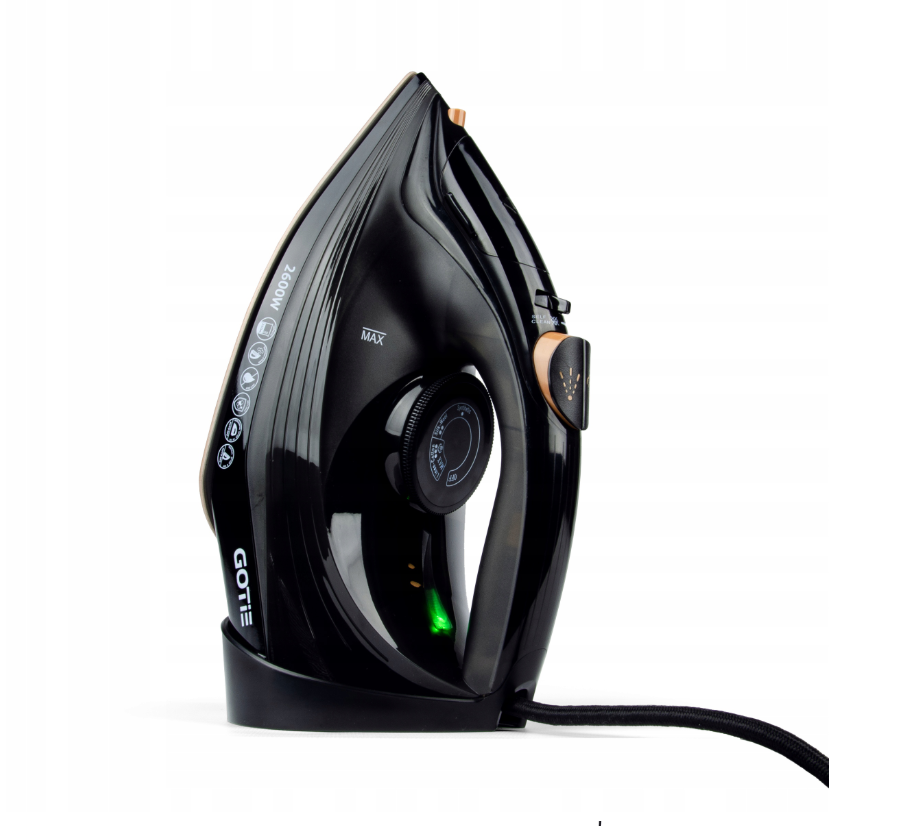 Żelazko GOTIE GZE-2600 Mocne 2600 W Ceramiczna stopa Strażak