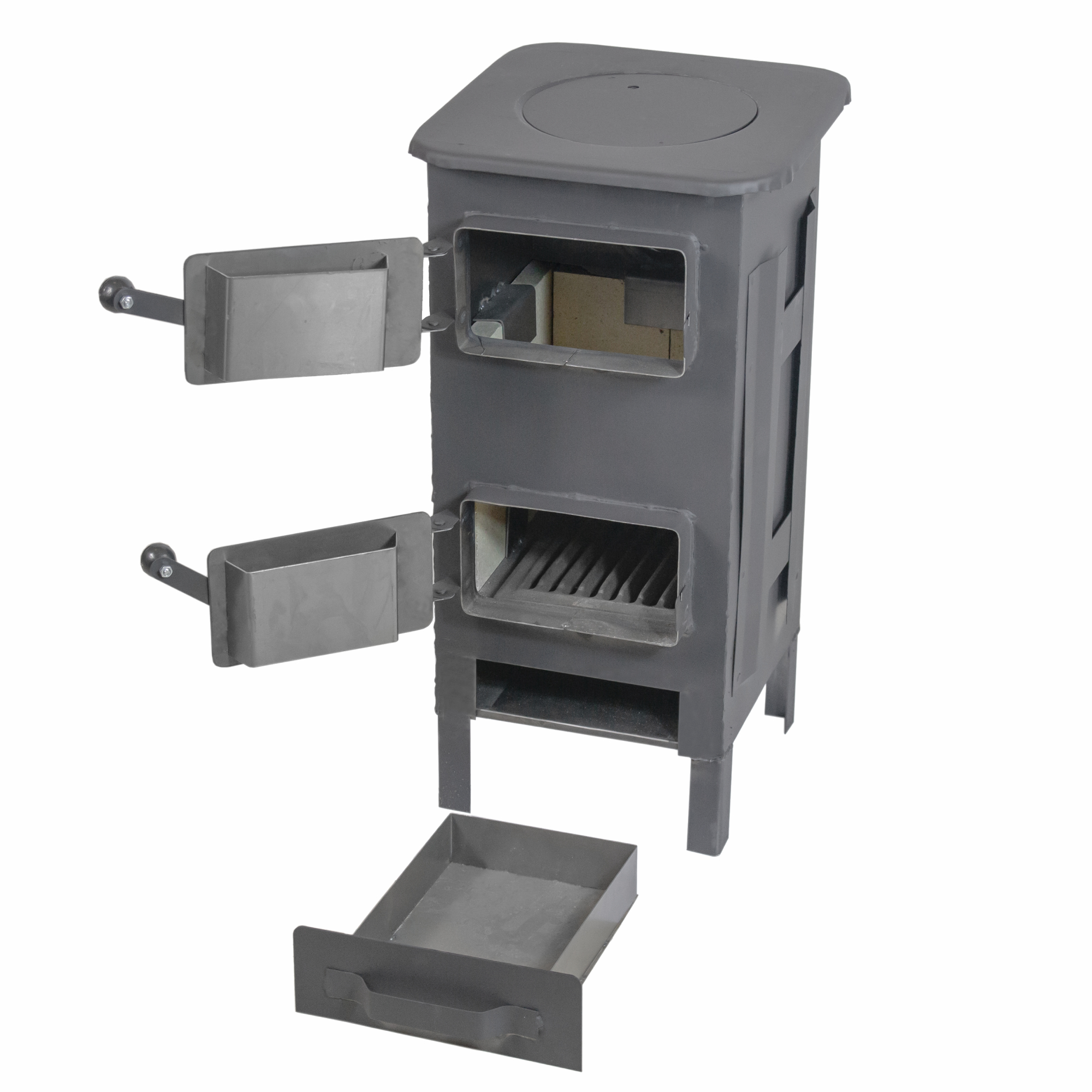 PIEC PIECYK SZAMOTOWY KOZA APOLLO ATEST + 2 X KOLANKO, RURA 1M