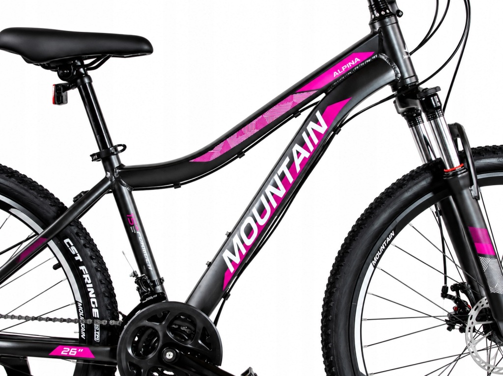 ROWER GÓRSKI MTB 26 AMORTYZACJA KOMUNIĘ DZIEWCZYNKI CHŁOPCA 130-160cm ALU