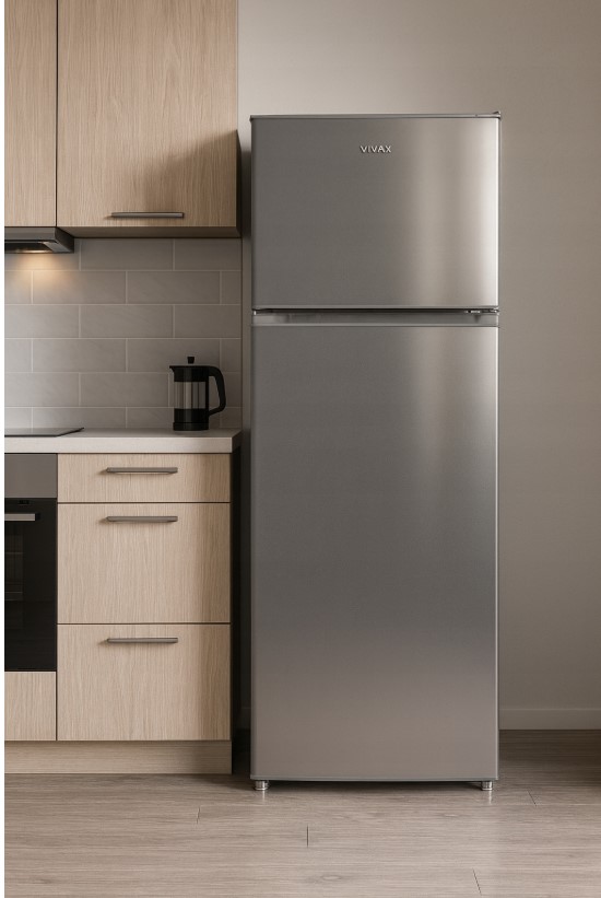 Lodówka Vivax DD-235E X inox 159cm 235L INOX 41dB