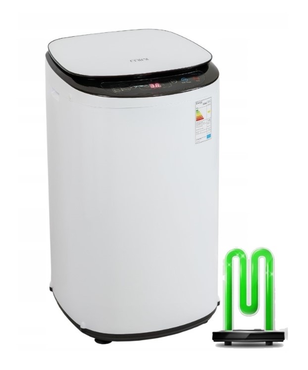 Pralko wirówka z GRZAŁKĄ WODY 1500W 3,5kg Pralka wirnikowa Turystyczna