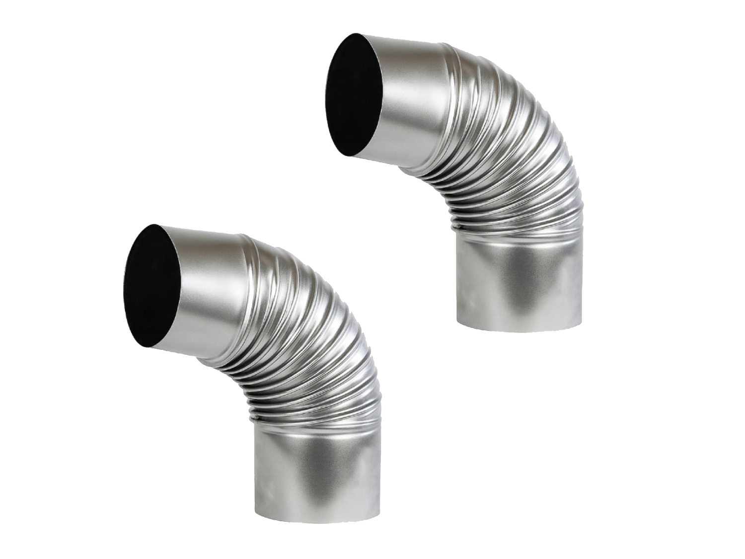 KOLANKO PIECOWE DYMNE DO KOMINKA KOZY PIECA fi 120mm x 2 SZTUKI