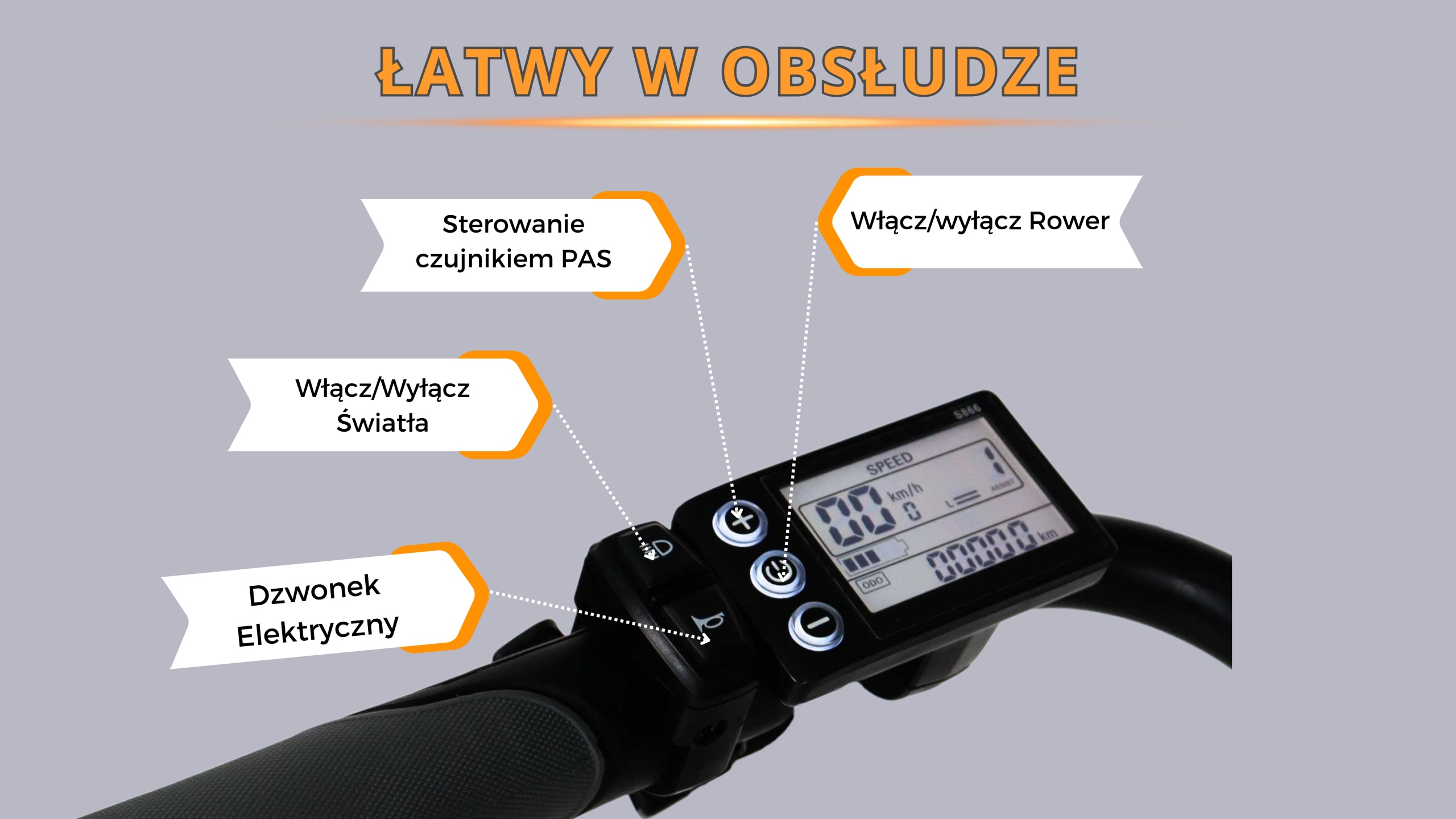 ROWER ELEKTRYCZNY FANTOM SZARY MĘSKI 28 TREKKINGOWY ZE WSPOMAGANIEM 60-70km SHIMANO