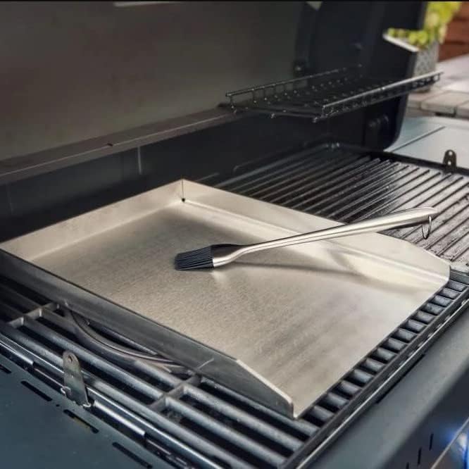 BLACHA PŁYTA TACKA NIERDZEWNA GRILLOWA 40x30 cm OCIEKOWA NA GRILLA INOX GR. 2MM