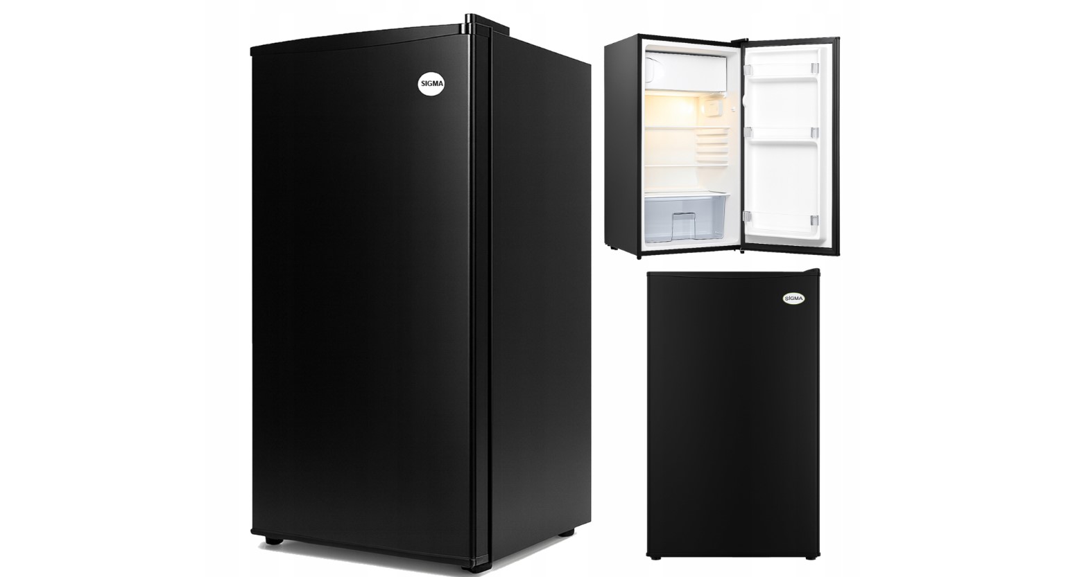 MAŁA LODÓWKA BIUROWA HOTELOWA MINIBAR CHŁODZIARKA PODBLATOWA 85cm czarna