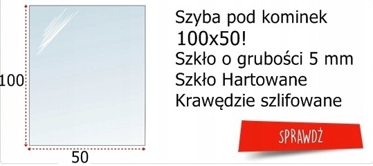 SZYBA OCHRONNA HARTOWANA 80x60 PRZED POD KOMINEK PIEC SZKŁO PÓŁKA PODSTAWA