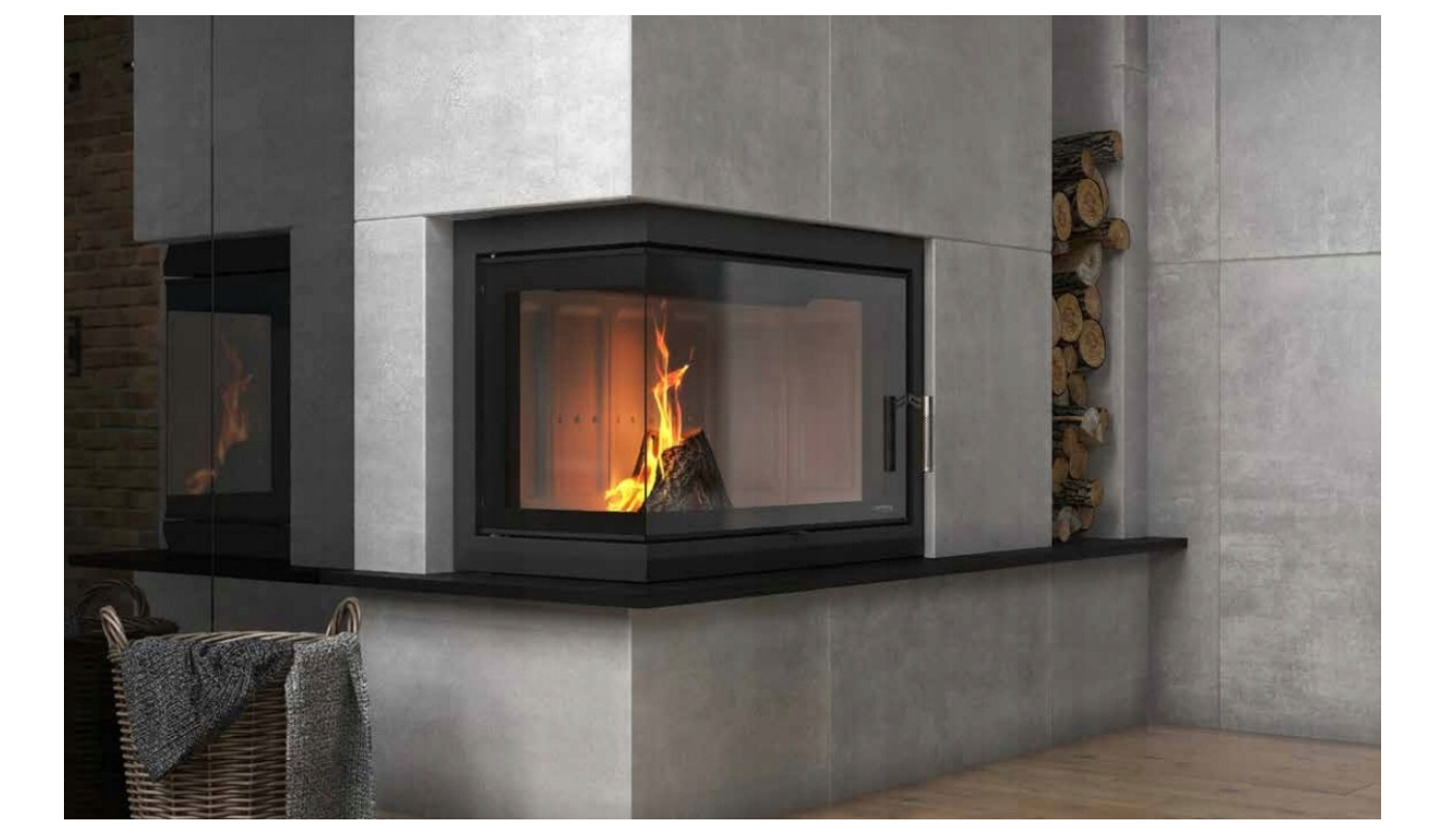 SZYBA ŻAROODPORNA KOMINKOWA DO KOMINKA KRATKI 260x280 mm 26x28cm