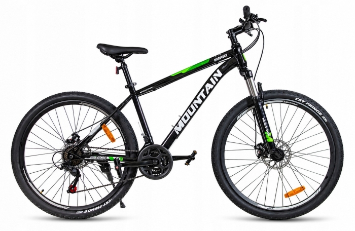 ROWER GÓRSKI MOUNTAIN RIDER 27,5 CZARNO-ZIELONY 17