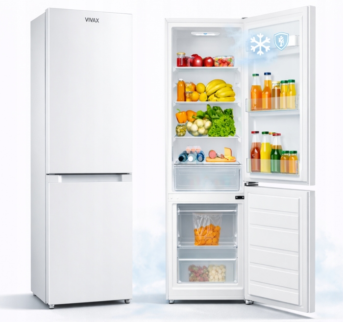 Lodówka Vivax CF-259LF W 180cm 262L biała LOW FROST