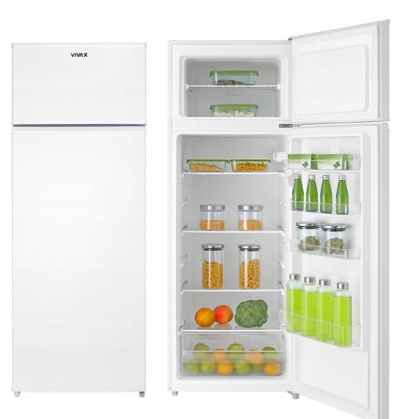 Lodówka Vivax DD-235E W 159cm 235L biała 41dB