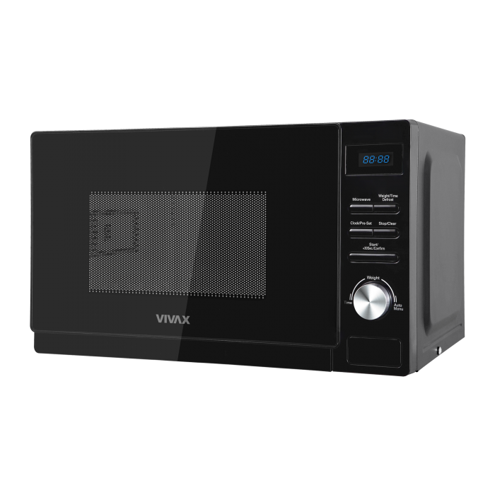 Kuchenka mikrofalowa Vivax MWO-2070BL czarna 20L 700W