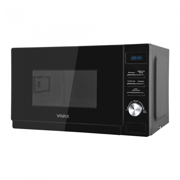 Kuchenka mikrofalowa mikrofalówka Vivax MWO-2070 BL czarna 20L 700W